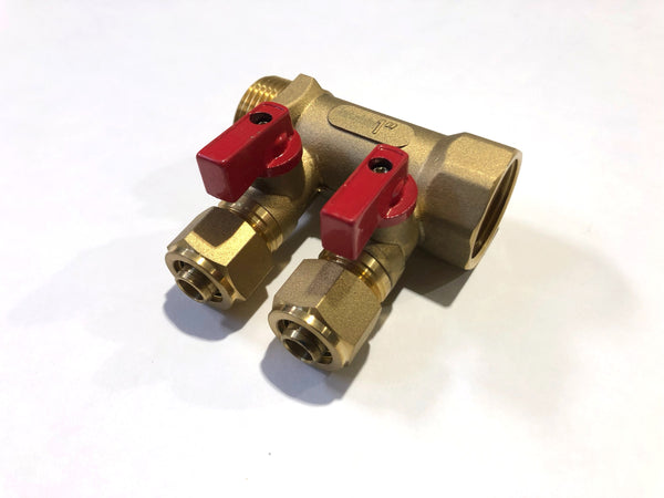 4-Port Classic Brass Manifold Set for 1/2 Pex-Al-Pex – American Radiant