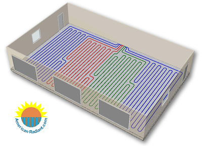 Concrete Slab Hydronic Underfloor Heating Systems In-Slab DIY