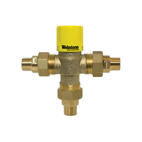 1" Male NPT Thermostatic Mixing Valve (Lead Free)