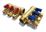 3-Port Classic Brass Manifold Set for 1/2" Pex-Al-Pex